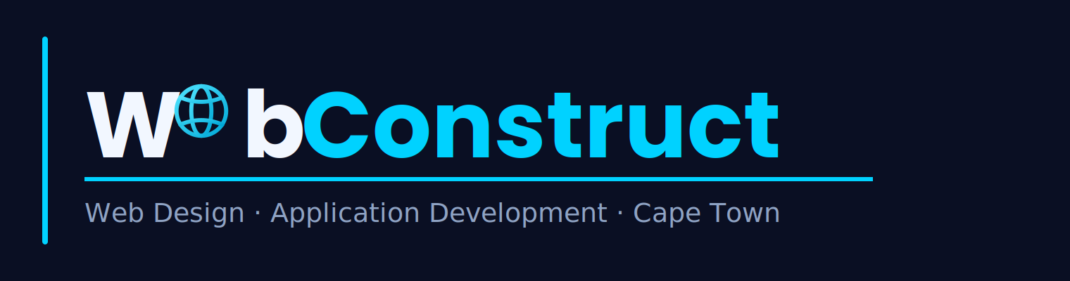 WebConstruct — Web Design · Application Development · Cape Town