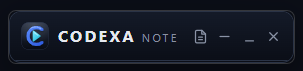 Codexa Note screen 4 — tasks